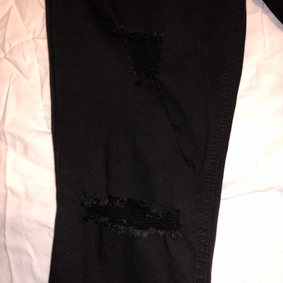 Charlotte Russe ripped black jeans - Picture 5 of 7